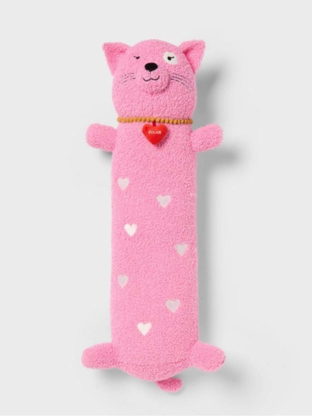 New! Pillowfort Pink Cat Kids' Long Weighted Plush Throw Pillow, 2026